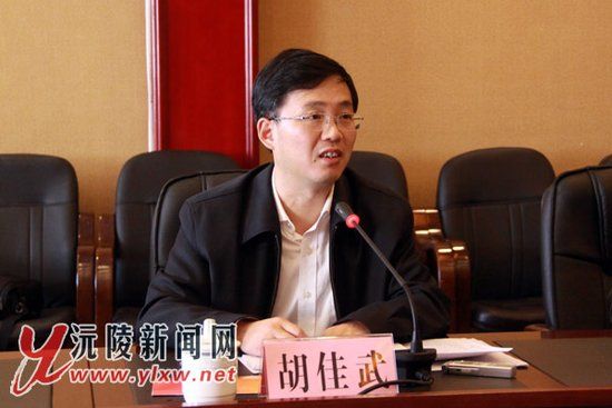 湖南麻陽縣委書記胡佳武(資料圖) 湖南麻陽縣委書記胡佳武(資料圖)