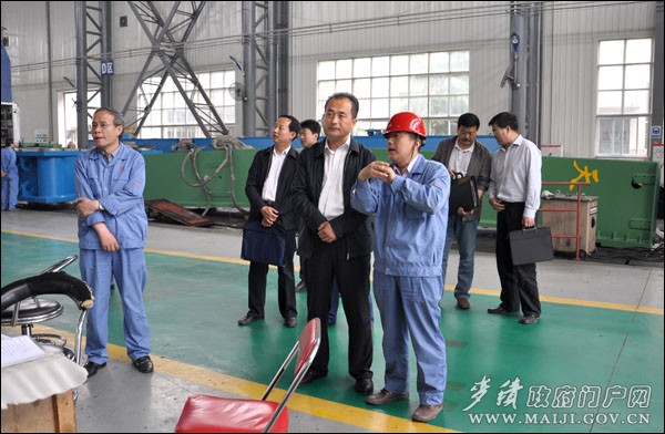 在天水鍛壓機(jī)床(集團(tuán))有限公司調(diào)研