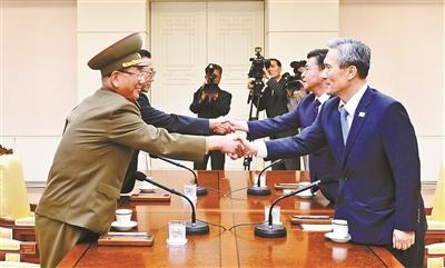 韓朝代表舉行高級(jí)別對(duì)話 就半島局勢(shì)進(jìn)行磋商