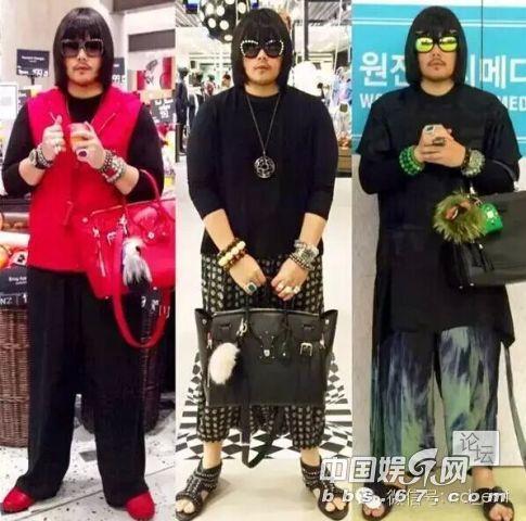 泰國母子炫富新高度 全身名牌拍照無表情